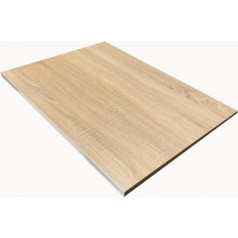 Akke Sonoma Table Top, Furniture Top, Rectangular Worktop, Office Table Top for Desk, Dining Table, Living Room Table, Sonoma, 80 x 50 cm