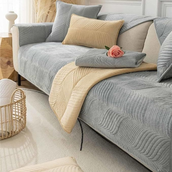 ‎Mthgh MTHGH Sofa Cover Corner Sofa L Shape Waterproof Sofa Protector Non-Slip Dog Cat Couch Cover Corner Sofa U Shape Blanket Universal 3/2/4/1-Seater Sofa, #1-70 x 70 cm