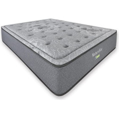 Matnature Nature Sac Viscoelastic Mattress Pocket Springs and Visco Pro Luxury Multiple Sleeping Zones Height 25 cm Height 3D Fabric with High Surface (120 x 200 cm)