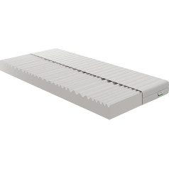 Novilla Matratze 150x190 H2 & H3 7 Zonen Kaltschaummatratze Bezug 60° Waschbar Schaumstoff Rollmatratze 2in1 Öko-Tex Zertifiziert Höhe 16cm