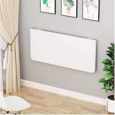 Generisch Klapptisch zur Wandmontage für kleine Räume, ohne Bohren, starke Tragfähigkeit, ideal für Schminktisch, Küche und mehr, Weiß