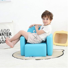 Emall Life Multifunctional Children's Armchair, Fashion Life Kids Set Chair and Table / Stool with Funny Smile Face for Boys and Girls