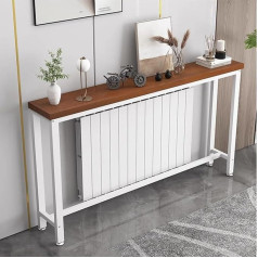 Generic Behind Coffee Table, Console, Sofa Table, Console Table, Modern Narrow Console Table, Entrance Table with Shelves, Adjustable Feet, Industrial Side Table, Hallway Tables