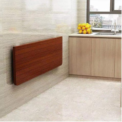 Generisch White Wall Mounted Folding Table for Small Spaces, No Drilling, Strong Load Capacity, Ideal for Dressing Table, Kitchen and More