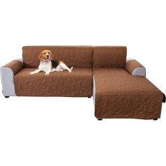 ‎Yueang YUEANG Sectional Sofa Cover, L Shape Couch Cover for Dogs, Reversible Sofa Slipcover, Pet Cat Scratch Furniture Protector