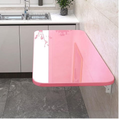 Generisch Klapptisch zur Wandmontage, für Waschküche und Küche, kleine Räume, Rosa