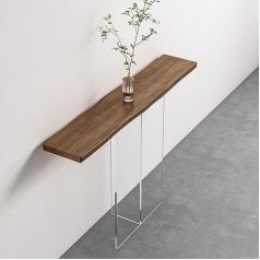 Console Table Sofa Side Table Sofa Back Shelf Table Console Sofa Table Narrow Entrance Table Solid Wood Desktop Decoration Modern Style Long Suitcase Table Leg Side Table for Einan