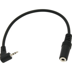 22701# Jack caurlaide: 2,5-pin 3,5 ar stereo kabeli
