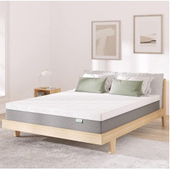 Novilla Mattress 160 x 200 cm H3 Gel Memory Foam Cold Foam Mattress 7 Zone Foam Rolled Mattress Bamboo Fibres Breathable Oeko-Tex 20 cm