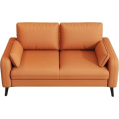 Generisch Small Sofa Couch for Living Room Bedroom Clothing Store Space Saving Couch for Small Apartments Compact Lazy Sofas for Small Spaces, 118cm