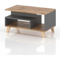 Vbchome Coffee Table 90 x 45 x 57 cm Anthracite Coffee Table Living Room Table Tea Table Side Table Sofa Table Modern Living Room Office