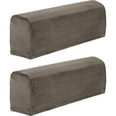 ‎Sourcing Map sourcing map 2 Pieces Sofa Armrest Covers, Stretch Couch Armrest Cover for Chairs Sofas Couch Arm Scratch Resistant Sofa Armrest Cover Khaki