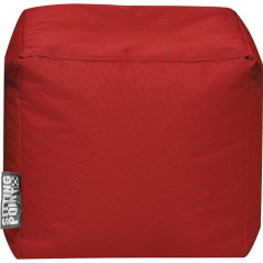 Sitting Point Only By Magma Magma-Heimtex Scuba Cube Bean Bag Seat in Red