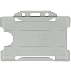 Identity-Plus: 100 x Rigid Landscape Clear ID Card Holder