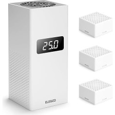 ELEGOO Intelligenter Mini-Heizkörper für 3D-Drucker aus Kunstharz, intelligente Heizung mit Luftfilterung, Temperaturkontrolle, kompatibel mit 3D-Druckern, LCD MSLA/DLP/SLA