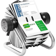 Durable Visifix 248101 Rolling File for 400 Including 25-Piece A-Z Index