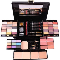 PhantomSky 39 Colours Eyeshadow Palette Professional Makeup Gift Set Cosmetic Set Combination with Lipstick, Blush and Concealer #1 - Perfect for Professional and Daily Use