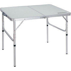 REDCAMP Folding Camping Table Adjustable Height Portable Folding Picnic Tables for Indoor Outdoor Kitchen Garden 2 Heights (39/70)