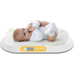 Boston Tech BA-104 - Scale for Babies. Digital Balance with LCD Screen, Tara Mode and Measuring Tape Batteries Included.