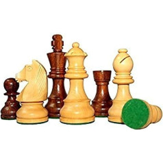 StonKraft Collector Edition Wooden Chess Pieces Chess Coins Pawns Chessmen Figurine Pieces (3