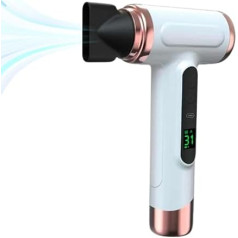 15000 mAh Battery Operated Hair Dryer, Wireless Hair Dryer, Portable Rechargeable USB Hair Dryer with USB Charging, Cold, Hot Wind, 200 W, for College Dorm