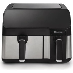 Hisense HAF2900D Hot Air Fryer Dual, Black LED
