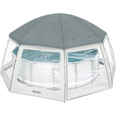 Bestway Round Pool Gazebo 600 x 295 cm Grey