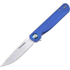 Harnds Sandvik Sandvik 14C28N Folding Pocket Knife with G10 Handle Ceramic Ball Bearings Outdoor Camping Survival and EDC Knife
