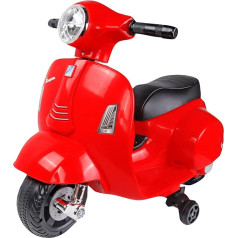 TURBO CHALLENGE - Vespa Gts - Electric Transporter - 119152 - Scooter - Red - Ready to Drive - Maximum 25 kg - Plastic - Rechargeable Batteries - From 24 Months