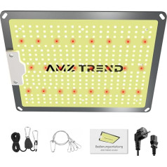 AMZTREND A1000 LED Grow Lights Grow Lights for Indoor Plants Full Spectrum with Samsung 301H Evo 344 Lamp Beads Plant Light for Greenhouse Vegetables and Flowers Grow Hanging for Grow Tent