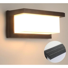 Solar Light for Outdoor Use with Motion Sensor Solar Lamp Outdoor Wall Light IP65 Waterproof Solar Light Outdoor 3 Lighting Modes Radar Sensor Remote Control Dimming Adjustable Light 3 Colours Timing