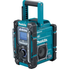 Makita DMR112 Battery Operated Construction Site Radio 7.2 V - 18 V with DAB+ and Bluetooth (without Battery, without Charger), Turquoise
