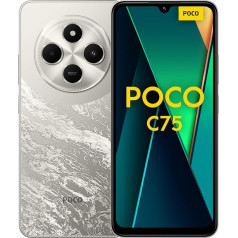 Poco C75 6GB 128GB Green, Android Smartphone, 2.0GHz, 6.88 Inch Display, 50MP AI Dual Camera, 5160mAh Battery