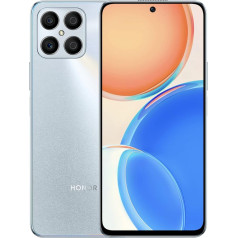HONOR X8 Android Smartphone, 6.7 Inch Mobile Phone, 6+128GB, 90Hz, Dual SIM with 64MP Quad Camera, Sliver