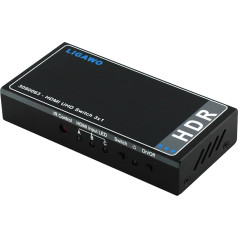LIGAWO 3090063 3 x 1 HDMI Switch - Black