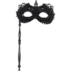 RmKbe Maskerade-Maske mit Stab, Handheld-Maske, abnehmbare Maskenball-Maske, Party-Dekoration für Frauen