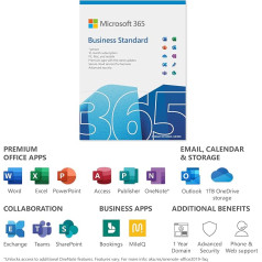 Microsoft 365 Business Standard - Box-Pack (1 Jahr)