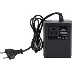 300W Power Transformer Voltage Converter AC 220V to 110V EU Plug Adapter for Travelers (EU Plug)
