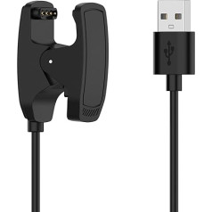 Discool Replacement Charging Dock Cable Compatible with Garmin Descent MK3/Descent MK3i/Descent MK2/MK2i/MK2S, USB Cable Charger Stand Smart Watch Accessories (1M/3.3FT, Black)