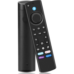 Ersatz-Sprachfernbedienung mit Sprachfunktion, passend für AMZ Smart TV Stick (4K, 2. Generation, 3. Generation, Life), für AMZ Smart TV Cube (1. Generation, 2. Generation, 3. Gen),