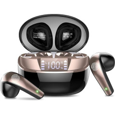 Kicoeon Wireless Earbuds, Bluetooth 5.3 Headphones in Ear with 4 ENC, Bluetooth Earbuds 40H Playtime, Mini Earbuds IPX7 Waterproof