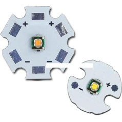 10pcs 1W - 3W 3535 SMD High Power LED Emitter Diode Neutral White Warm White Red Blue Green Yellow to Replace (White 10000K-13000K, 3W with 20mm PCB)