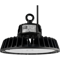 Ledvion Indoor Spotlight LED High Bay 150 W, S Driver, 175 lm/W, 26,500 Lumen, 6500 K, IP65, Dimmable, Energy Efficient UFO Lamp, IP65 Certification