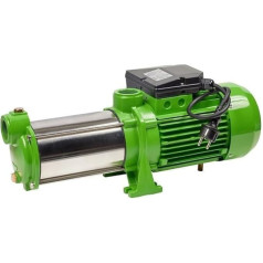 CHM GmbH® Centrifugal Pump Stainless Steel 2.1 Kw, 7.8 Bar 10,000 L/h Garden Pump, Water Pump, Suction Pump with 6 Levels of Stainless Steel Wheels, Very Good Smooth Running Only 68 dB