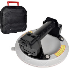 Colexy Suction Vacuum Suction Cup, 8 Inch Self Electric Suction Lifter, Load Capacity 200 kg, Battery Vacuum Suction Lifter, Tile Lifter, Glass Vacuum Cleaner with for Tiles, Glass, Steel Plates, Rock