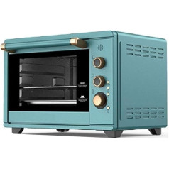 Oven Mini Oven Hot Air Fryer Mini Oven 1800 Watt Pizza Oven Mini Oven Stainless Steel Heating Elements Removable Crumb Drawer Temperature Range 28-230°C Toaster Oven Air Fryer