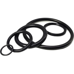 Perfluoroether O-Ring, Rubber Seal, Corrosion Resistance, High Temperature Semiconductor/Chemicals/Steam (17 x 2.4 (5 Pieces)