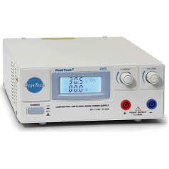 PeakTech Laboratory Power Supply 0 – 30 V/0 – 20 A DC – 1 x P 6155