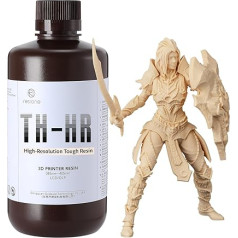 RESIONE High Resolution 3D Printer Resin - TH-HR Low Shrinking Deformation-resistant ABS Like Resin for Ultra-Fine GK/Head Engraving/Mecha Models/Precision Prototypes/Miniatures with Complex