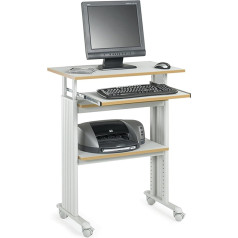 Safco Muv 1929GR Height-Adjustable Standing Workstation Grey